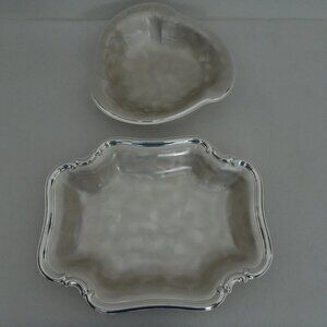 Two Vintage WMF IKORA Silver Plate Tarnish Resistant Dish Bowls